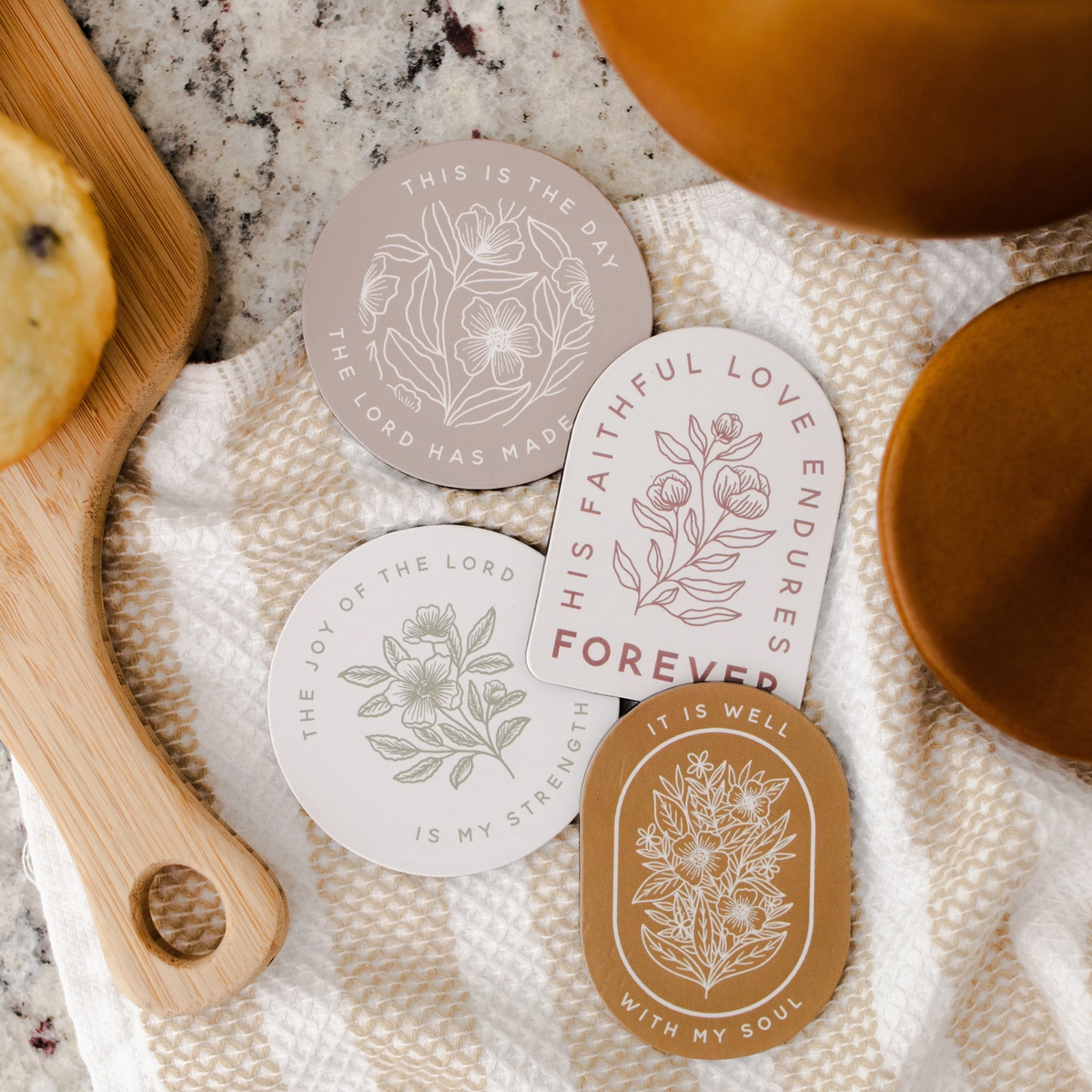 Floral Encouragement Magnets